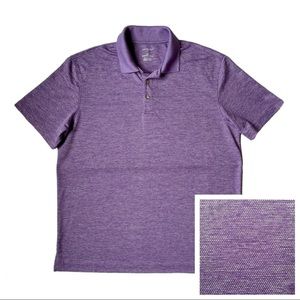Men’s Van Heusen Air Golf Polo Shirt Purple - Medium